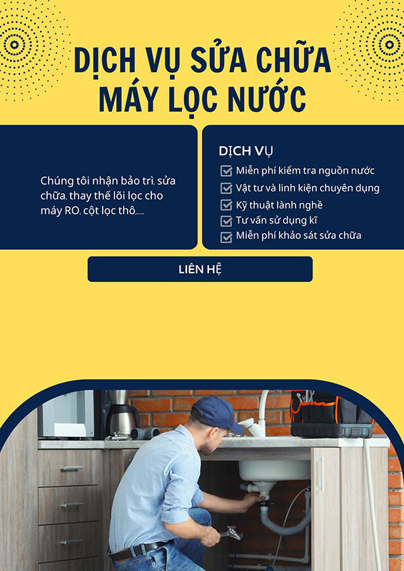 DỊCH VỤ SỬA CHỮA MÁY LỌC NƯỚC