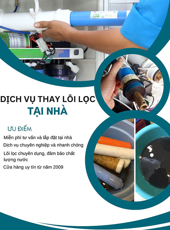 DỊCH VỤ THAY LÕI LỌC UY TÍN