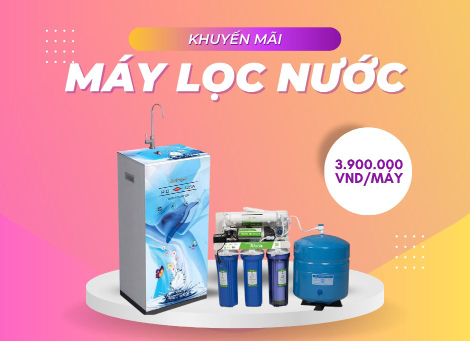 KHUYẾN MÃI MÁY LỌC NƯỚC RO