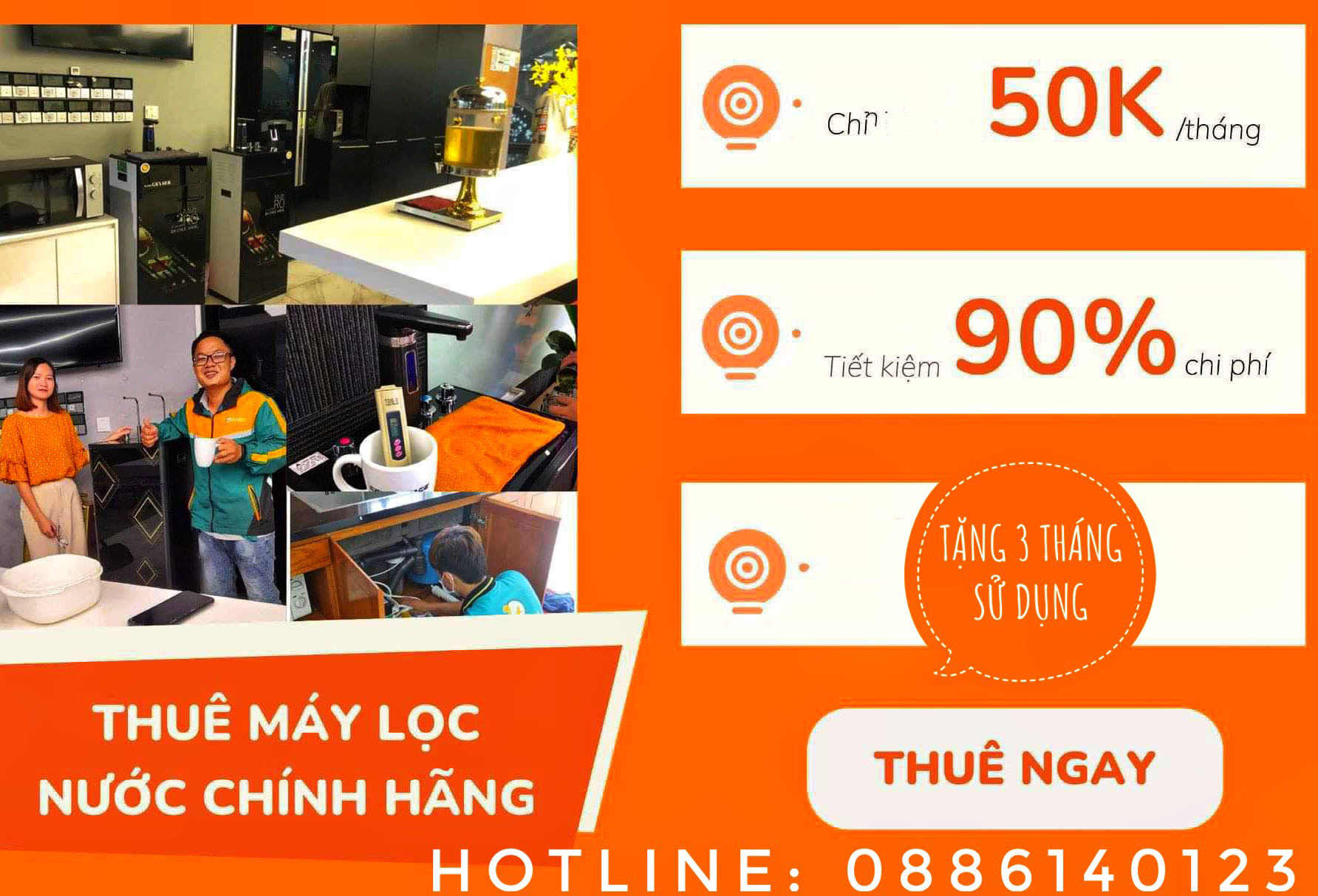 CHO THUÊ MÁY LOC NƯỚC RO